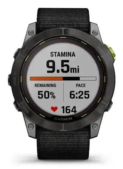 Zegarek sportowy Garmin Enduro 2 Solar Black Carbon Gray DLC Ti Ultrafit Band Zegarek sportowy Garmin Enduro 2 Solar Black Carbon Gray DLC Ti Ultrafit Band