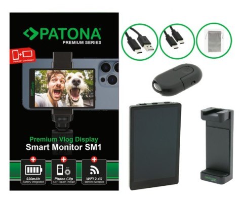 PATONA Premium Vlog Display Smart Monitor SM1 do smartfonów