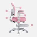 Fotel obrotowy Junior 5.0 Pink