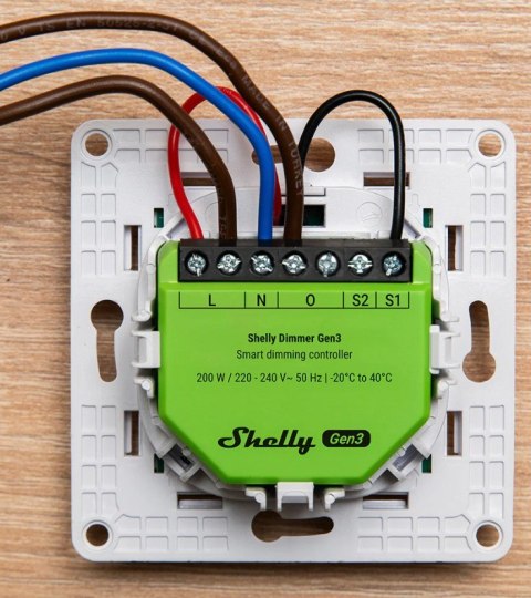 Ściemniacz oświetlenia LED z WiFi Shelly Dimmer Gen3