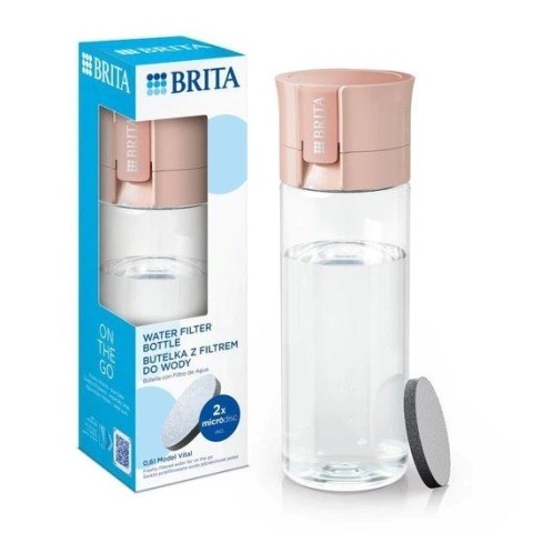 Butelka filtrująca Brita Vital (pastelowa brzoskwinia)