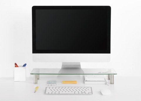 GEMBIRD SZKLANA PODSTAWKA NA MONITOR ROZMIAR M