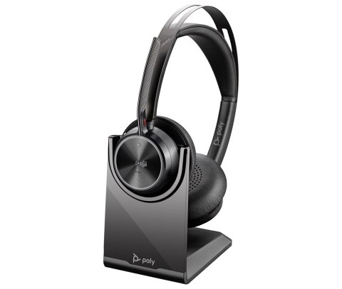 Słuchawki Poly Voyager Focus 2-M USB-C-C Headset USB-C/A Adapter Charging Stand No localization Retail Packaging