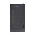 GEMBIRD OBUDOWA FORNAX 900ARGB MIDI-TOWER (2X USB 3.1, 1X USB TYPE-C) 4X FAN, CZARNA