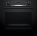 Piekarnik BOSCH HBA514BB3 + Prowadnice teleskopowe 1 poziomowe BOSCH HEZ538000