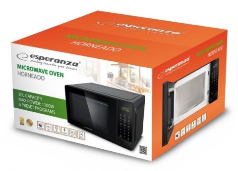 ESPERANZA KUCHENKA MIKROFALOWA HORNEADO EKO009 (WYPRZEDAŻ)