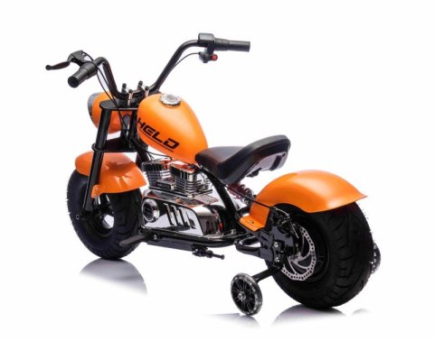 MOTOR CHOPPER "HELD", POMPOWANE KOŁA DO 25 KM/H, PODŚWIETLANY SILNIK/XB1058