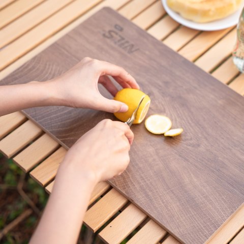 NCB4002 SKŁADANA SKRZYNIA KEMPINGOWA Z FUNKCJĄ STOŁU 2W1 ZIELONA NILS CAMP