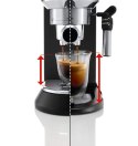 Ekspres ciśnieniowy DeLonghi Dedica Style EC 685.BK (1350W; kolor czarny) (WYPRZEDAŻ)