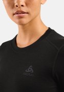 Koszulka damska ODLO Merino 160 BL Top Crew Neck l/s roz. S Czarna