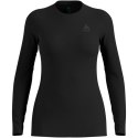 Koszulka damska ODLO Merino 160 BL Top Crew Neck l/s roz. S Czarna