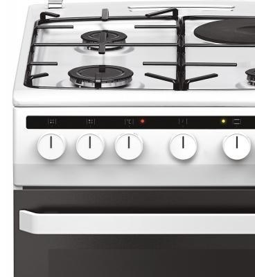 Kuchnia Amica 58ME4.38HZpMs (W) ( 500mm ; Biały ) (WYPRZEDAŻ)