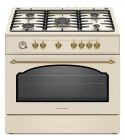 Kuchnia gazowo elektryczna Ravanson Retro KWGE-90ARC (kremowy)