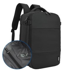 Plecak Podróżny Kabinowy z pompką NOVEEN CTB500 Black 40x20x25