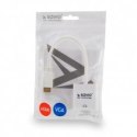 SAVIO ADAPTER HDMI (M) -VGA(F) BIAŁY CL-201