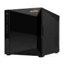 NAS Asustor AS3304T v2; Tower; 4x (3.5" SATA HDD/ 2.5" SSD); Realtek RTD1619B, 2GB DDR4, 1x 2.5GbE, 3x USB 3.2