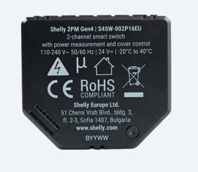 Podwójny przekaźnik WiFi z pomiarem energii Shelly 2PM Gen4