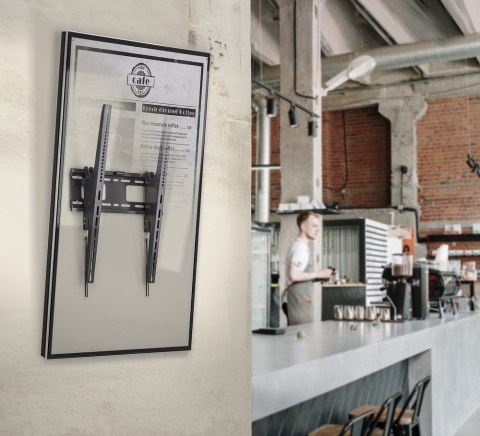 GEMBIRD UCHWYT ŚCIENNY DO TELEWIZORA DIGITAL SIGNAGE W ORIENTACJI PIONOWEJ (POCHYLENIE) 37"-75"