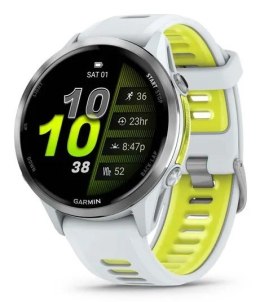 Zegarek sportowy Garmin Forerunner 970 Whitestone/Amp Yellow