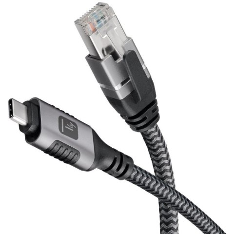 TECHLY ADAPTER/KABEL SIECIOWY USB-C NA GIGABIT ETHERNET RJ45 1M