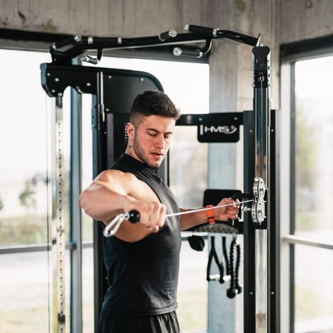 ARES PRO BRAMA DO ĆWICZEŃ Z WYCIĄGIEM I STOSEM COMMERCIAL HMS