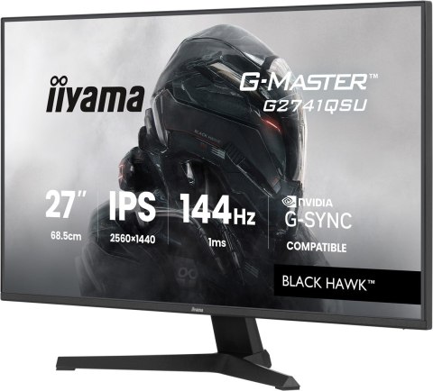 MONITOR IIYAMA LED IPS 27" G2741QSU-B1 Black Hawk 144Hz