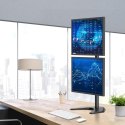 TECHLY PODSTAWA POD 2 MONITORY 13-27" LCD 10KG BIURKOWA PIONOWA