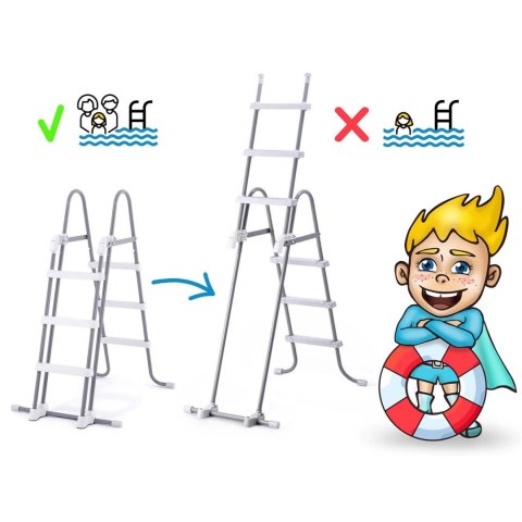 Basen ogrodowy stelażowy 400 x 200 x 100 cm zestaw 17w1 INTEX 26788