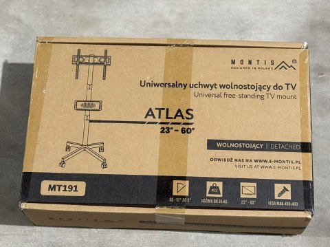 MONTIS MOBILNY UCHWYT DO TELEWIZORA 23"-60" MT191 ATLAS / CZARNY / VESA 400X400