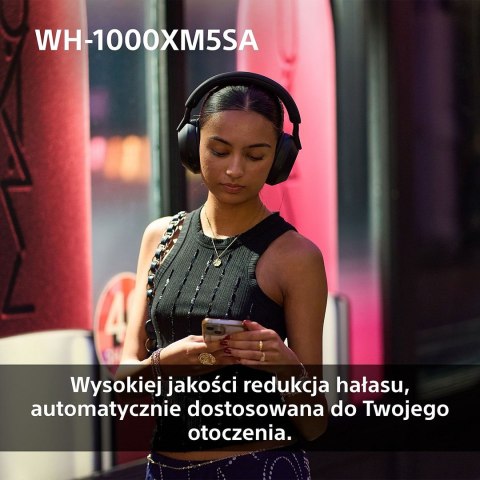 Słuchawki bezprzewodowe SONY WH-1000XM5SA Black