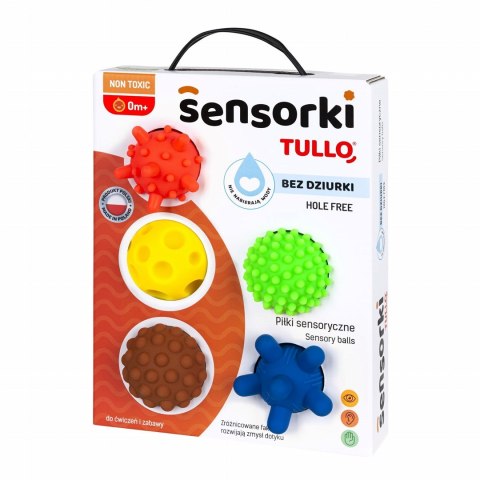 TULLO Piłki sensoryczne Sensorki bez dziur, 5 szt.
