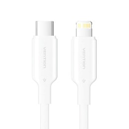 Kabel USB-C do Lightning 3A 480Mbps 1m biały
