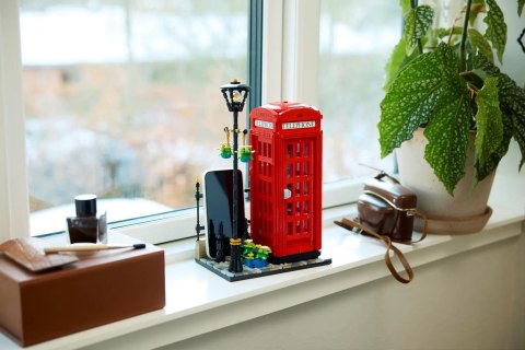 Lego 21347 Ideas - Czerwona londyńska budka telefoniczna