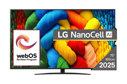 Telewizor 75" LG 75NANO81A3A