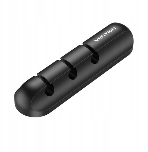 5-portowy organizer kabli Vention 2 szt. czarny