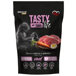 BIOFEED Tasty dog life Junior Mini Cielęcina 90% Saszetka 150g