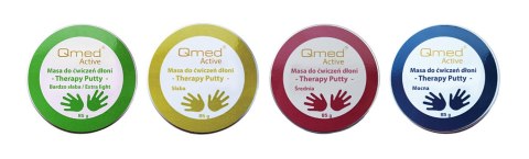 Plastyczna masa do rehabilitacji dłoni i palców żółty