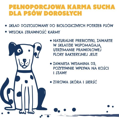 TEO bogata w drób Karma sucha dla psa 9kg