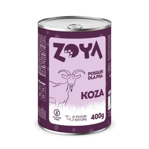 ZOYA Koza - puszka mokra karma dla psów 400g
