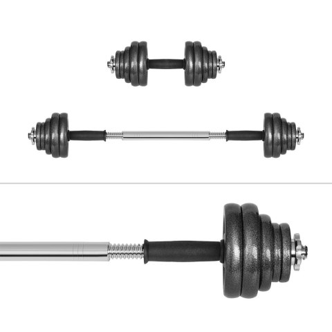 REBEL ACTIVE HANTLE REGULOWANE W WALIZCE Z GRYFEM, ZESTAW 30 KG