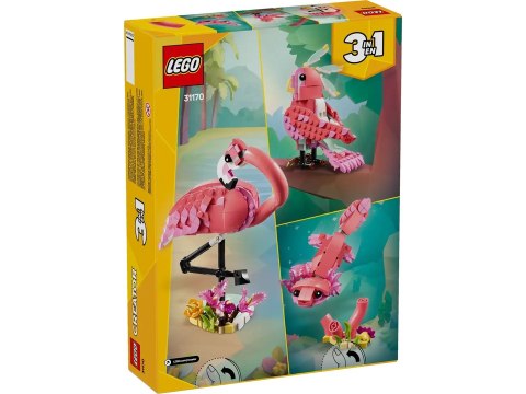 LEGO CREATOR 31170 Dzikie zwierzęta: różowy flaming (WYPRZEDAŻ)