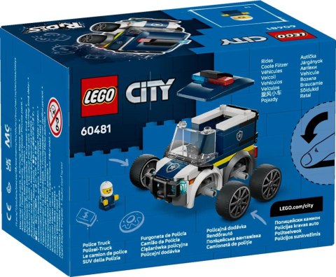 LEGO City 60481 Wyścigówki: ciężarówka policyjna