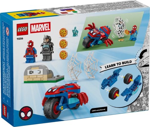 LEGO Marvel Spiderman 11206 Spidey na motocyklu vs. Rhino