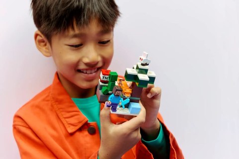 LEGO Minecraft 21583 Przygoda Steve'a w tajdze