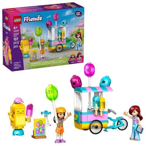 LEGO Friends 42692 Stoisko z lodami i balonami