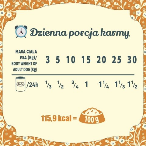 FOLK Staropolska uczta z królika mokra karma dla psów 800g