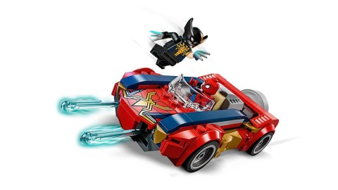 LEGO Marvel Super Heroes 76336 Wolverine jako Venom i samochód Spider-Mana