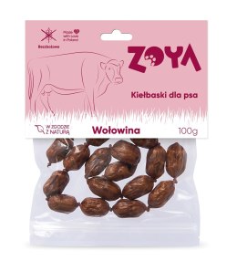 ZOYA Kiełbaski z wołowiny przysmak dla psa 100g