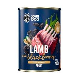 John Dog BERRY Adult jagnięcina z jeżynami 400g
