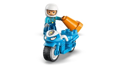 LEGO DUPLO TOWN 10471 Niebieski motocykl policyjny
